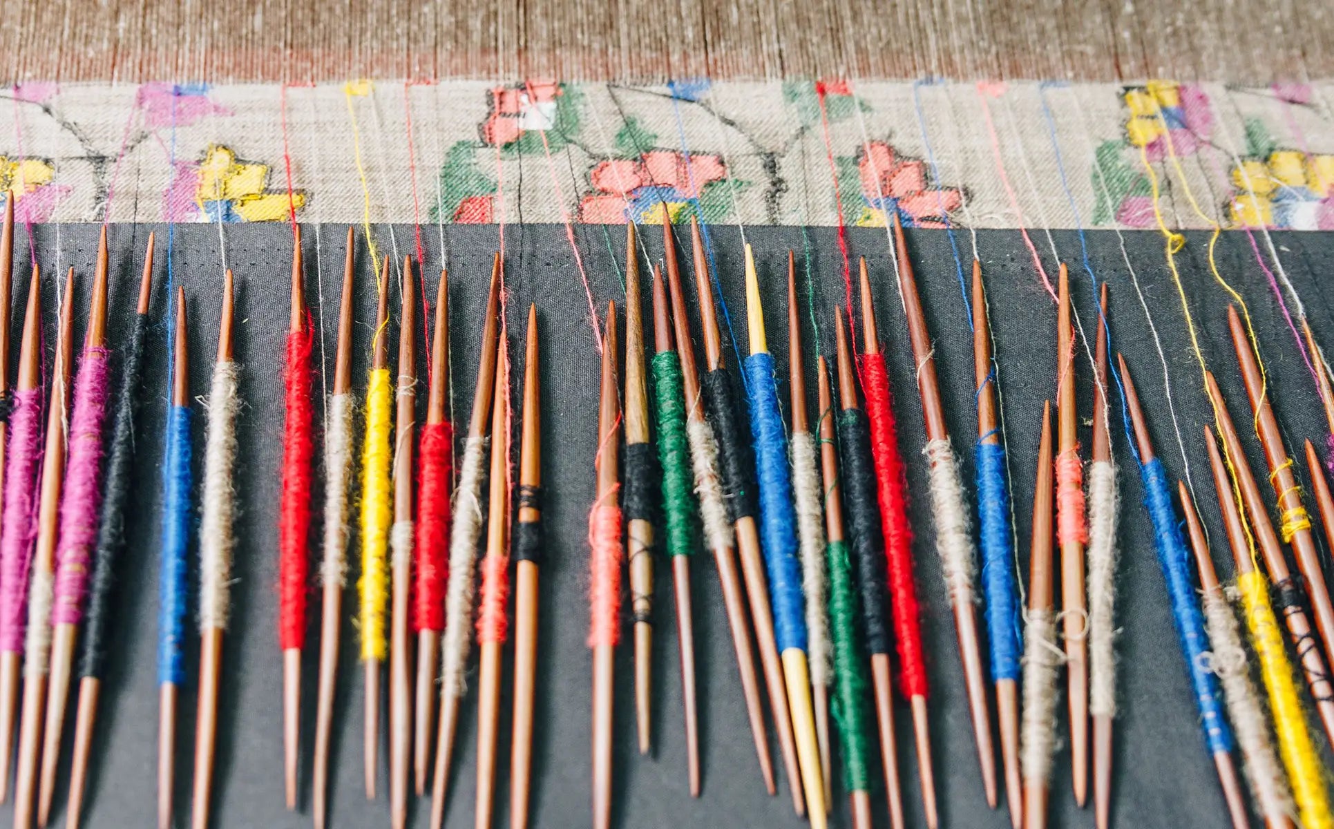 Kaani shawl being crafted in Srinagar